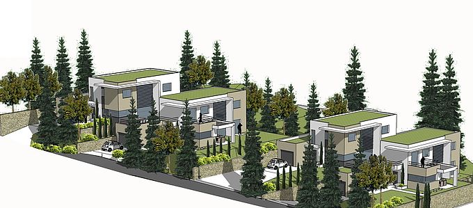 4 maisons individuelles