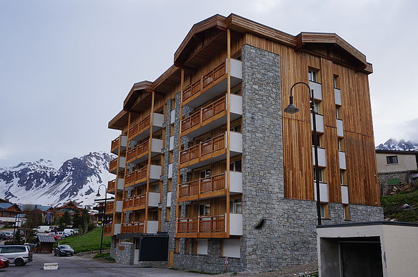 Réhabilitation d'un immeuble à Tignes