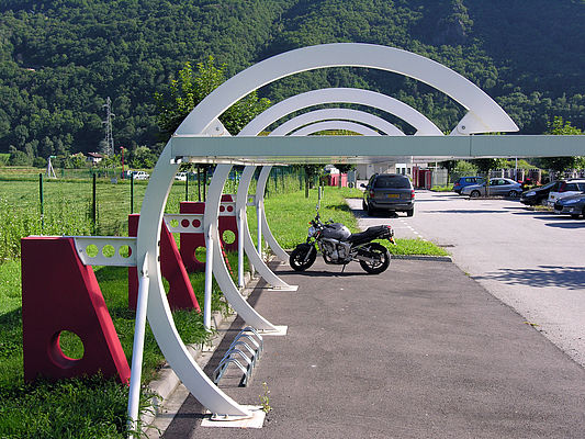 Abri pour moto Site Kassbohrer