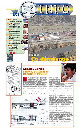 Article pour présenter le travail de Miche Janik Architectes chez Kassbohrer